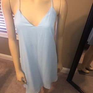 Light blue baby doll summer dress